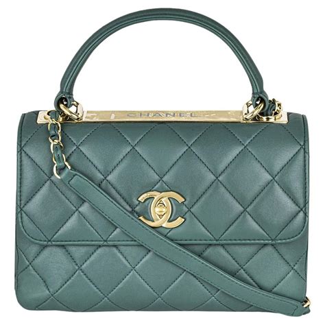 green chanel bag with cs on it|chanel mini flap bag.